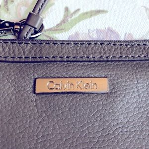 Calvin Klein leather wristlet.